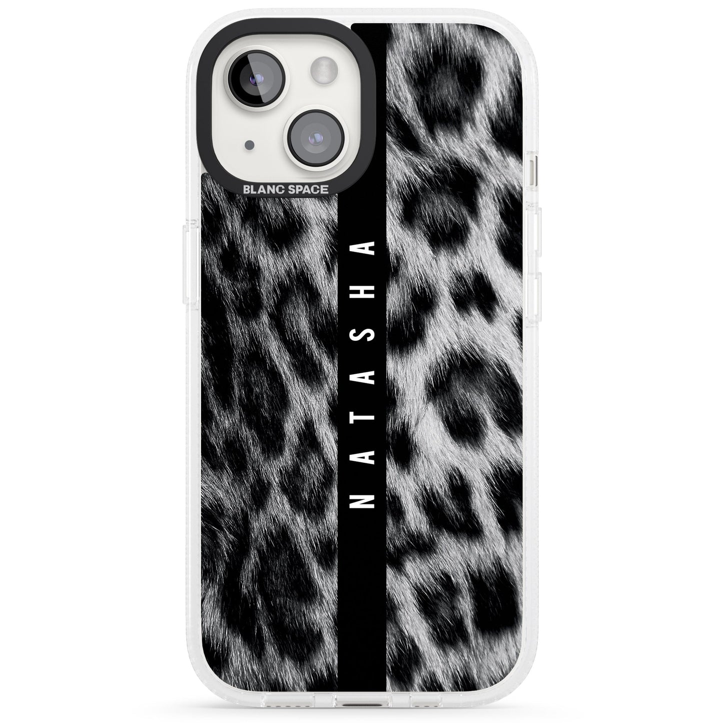 Personalised Snow Leopard Print