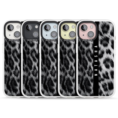Personalised Snow Leopard Print