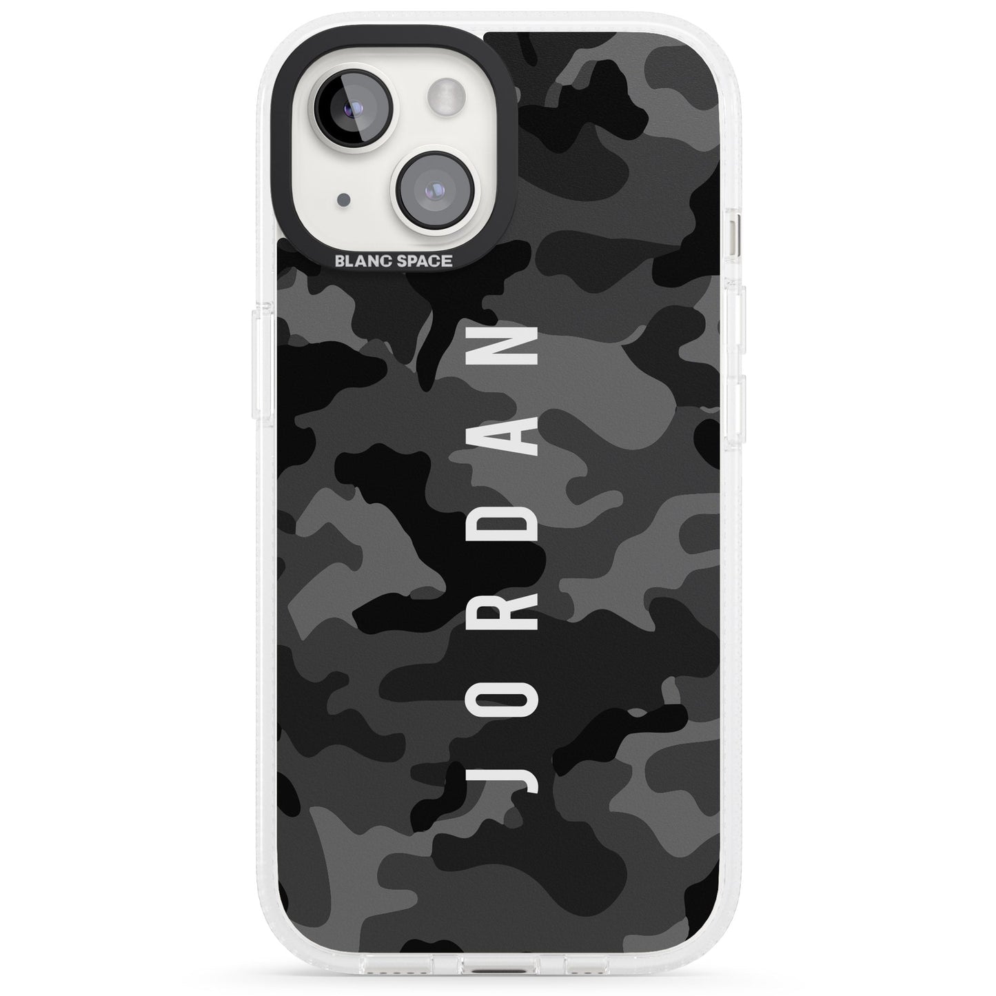 Personalised Black Camouflage Name