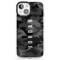 Personalised Black Camouflage Name