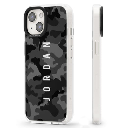 Personalised Black Camouflage Name