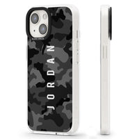 Personalised Black Camouflage Name