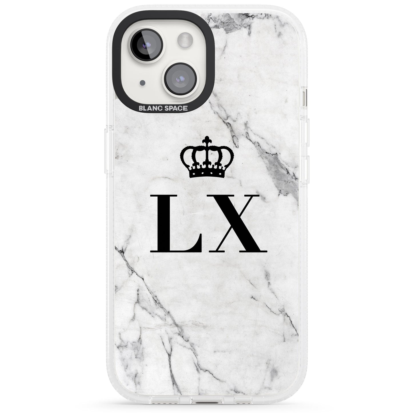 Personalised Initial Crown Marble