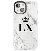 Personalised Initial Crown Marble