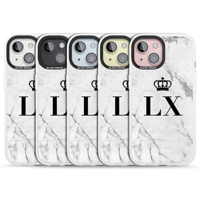 Personalised Initial Crown Marble