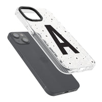 Initiale en gras personnalisée et florale