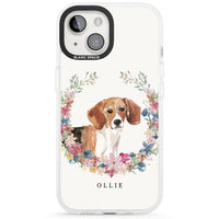Personalised Beagle Floral Portrait