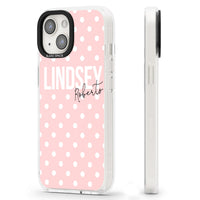 Personalised Pink Polka