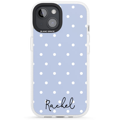 Personalised Simple Light Blue Dots