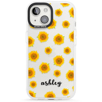 Personalised Sunflowers & Cursive