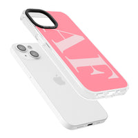 Personalised Light & Dark Pink Green Letters