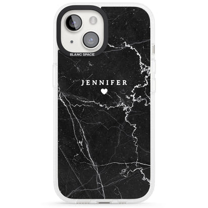Personalised Black Marble