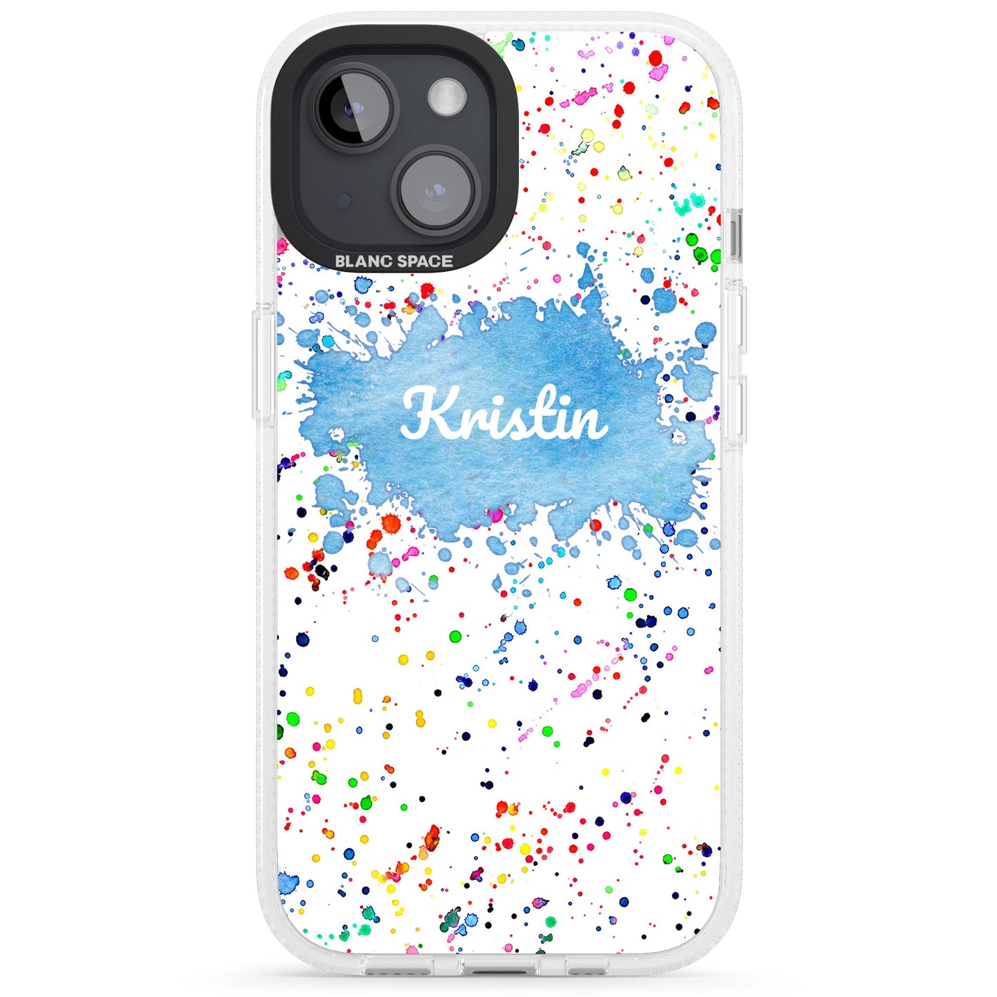 Personalised Rainbow Splatter Name