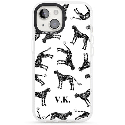 Personalised Black & White Cheetah Pattern