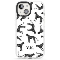 Personalised Black & White Cheetah Pattern