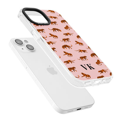 Personalised Pink Safari Tiger Pattern