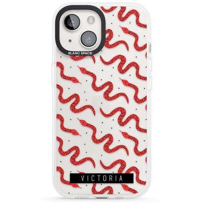 Personalised Red Snake Pattern