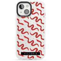 Personalised Red Snake Pattern