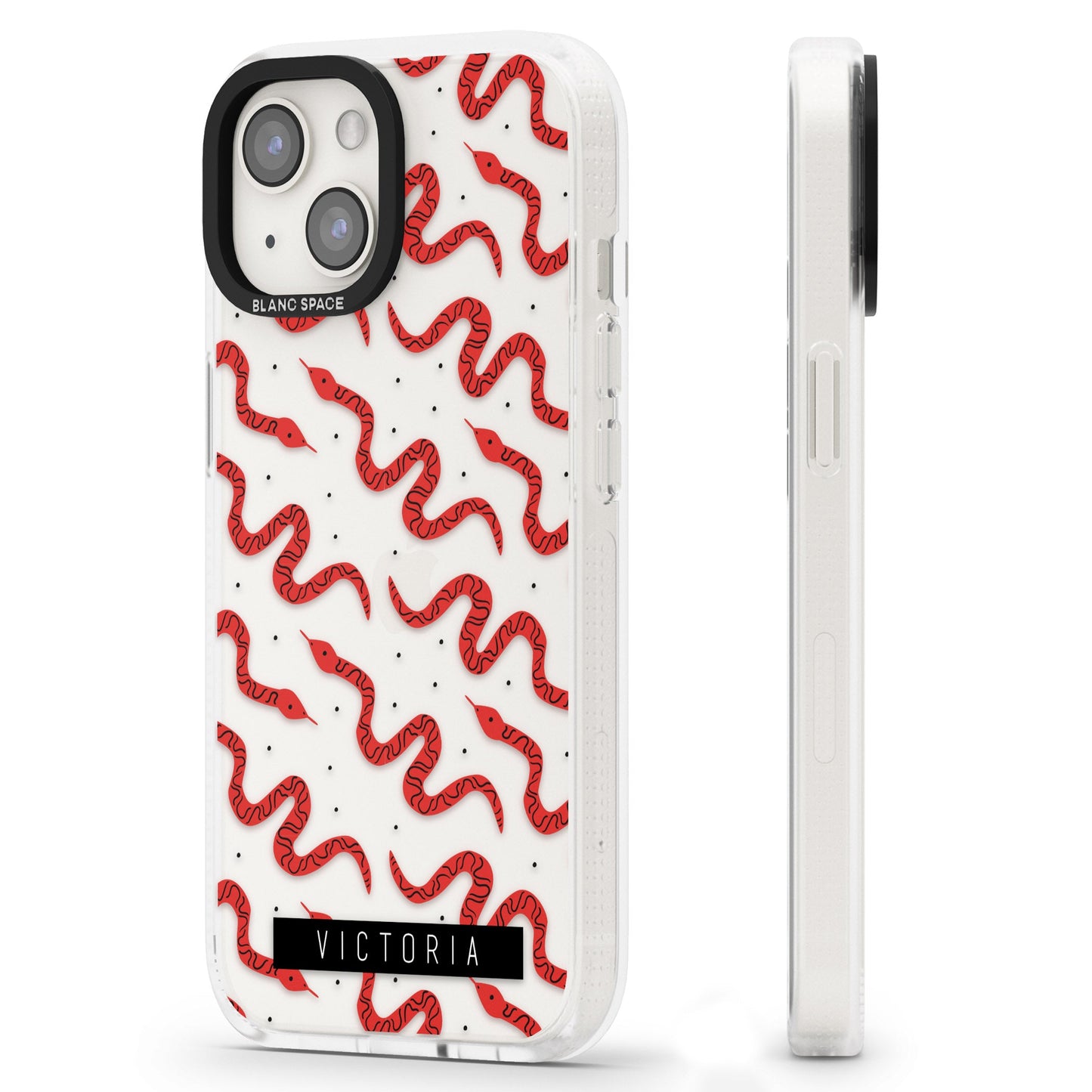 Personalised Red Snake Pattern