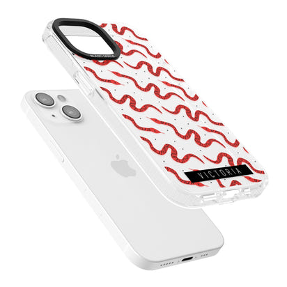 Personalised Red Snake Pattern