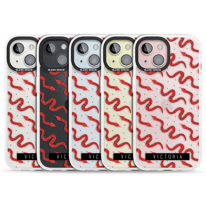 Personalised Red Snake Pattern
