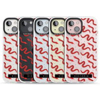 Personalised Red Snake Pattern