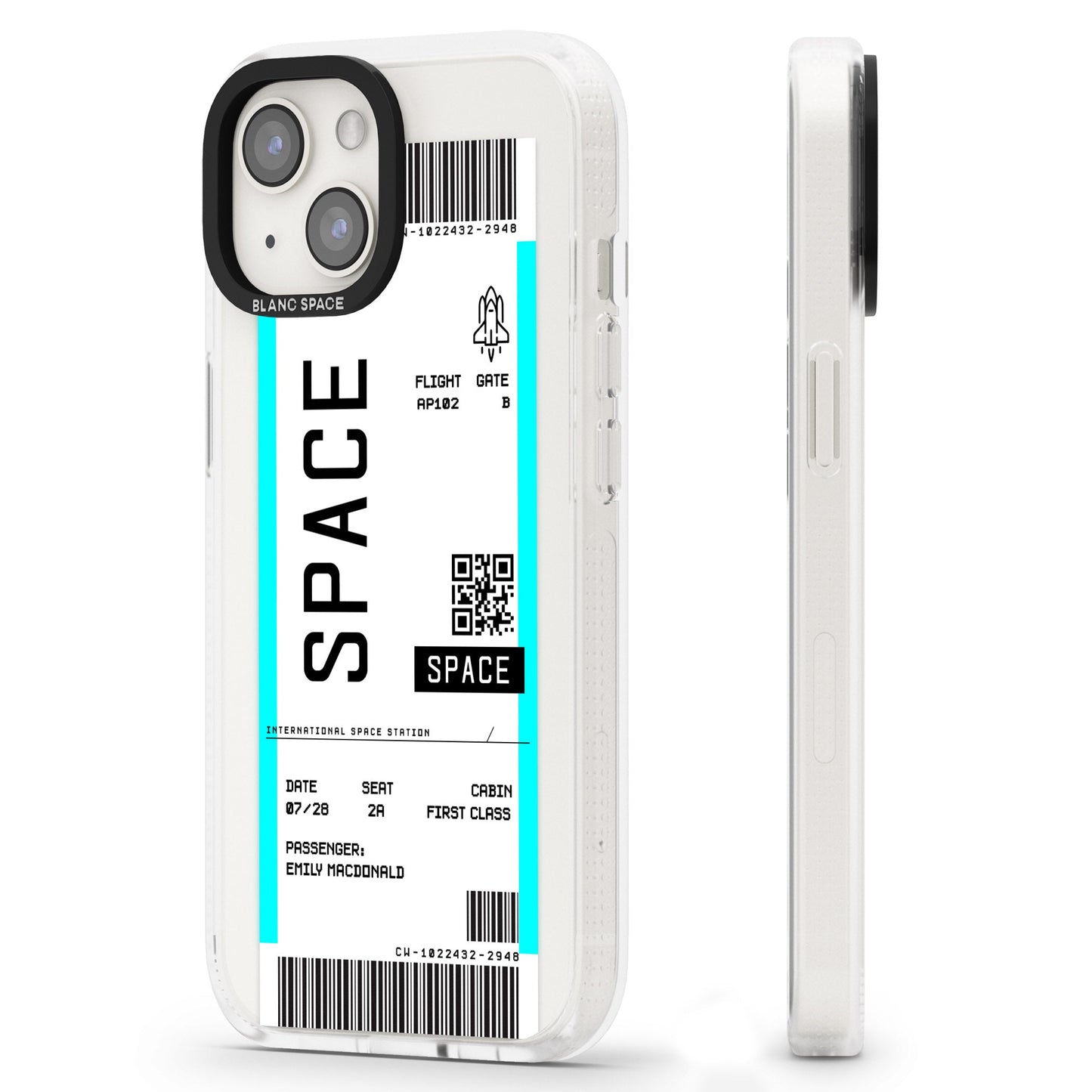 Personalised Space Travel Ticket