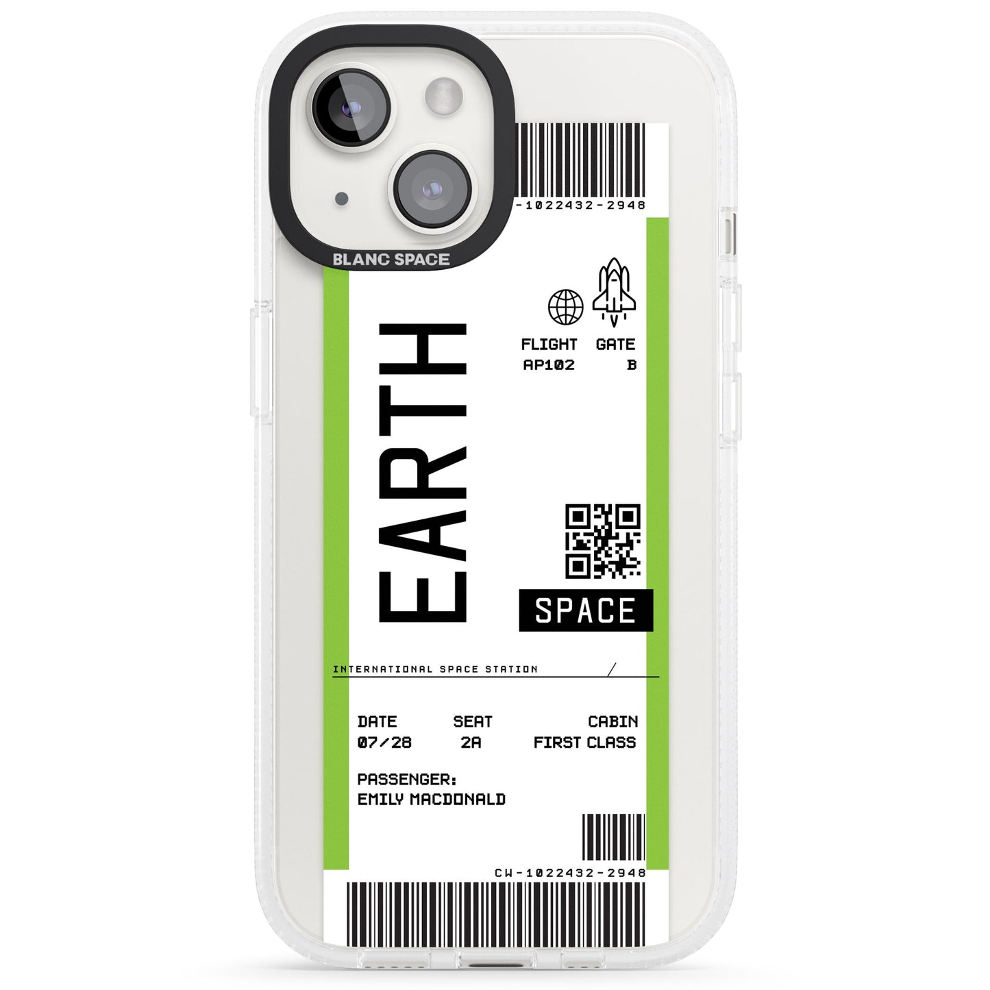 Personalised Earth Travel Ticket