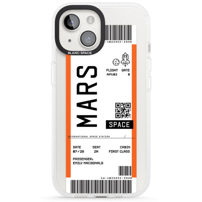 Personalised Mars Travel Ticket