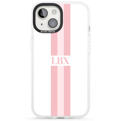 Personalised Minimal Pink Stripe