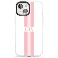 Personalised Minimal Pink Stripe