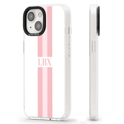 Personalised Minimal Pink Stripe