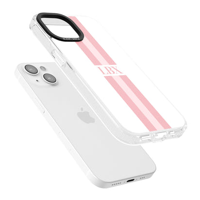 Personalised Minimal Pink Stripe