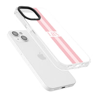 Personalised Minimal Pink Stripe