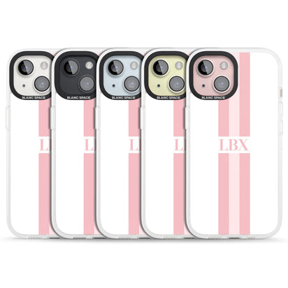 Personalised Minimal Pink Stripe