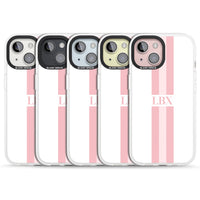 Personalised Minimal Pink Stripe