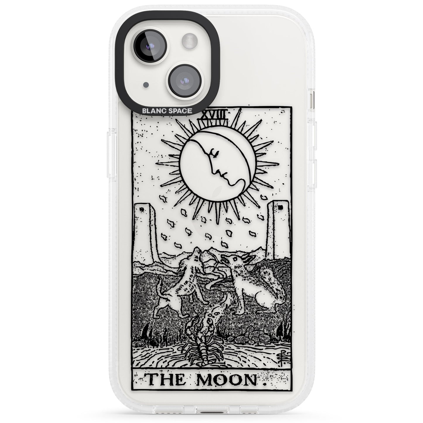 Personalised The Moon Tarot Card (Clear)