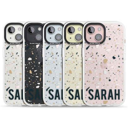 Personalised Terrazzo Blue, Pink, Brown