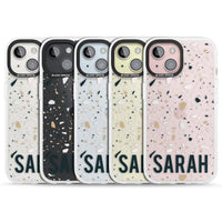 Personalised Terrazzo Blue, Pink, Brown