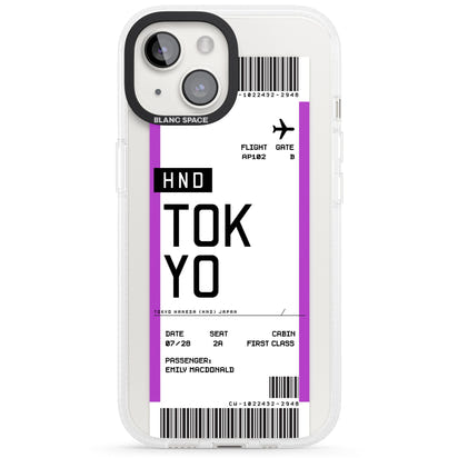 Personalised Tokyo Boarding Pass