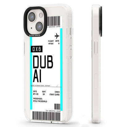 Personalised Dubai Boarding Pass