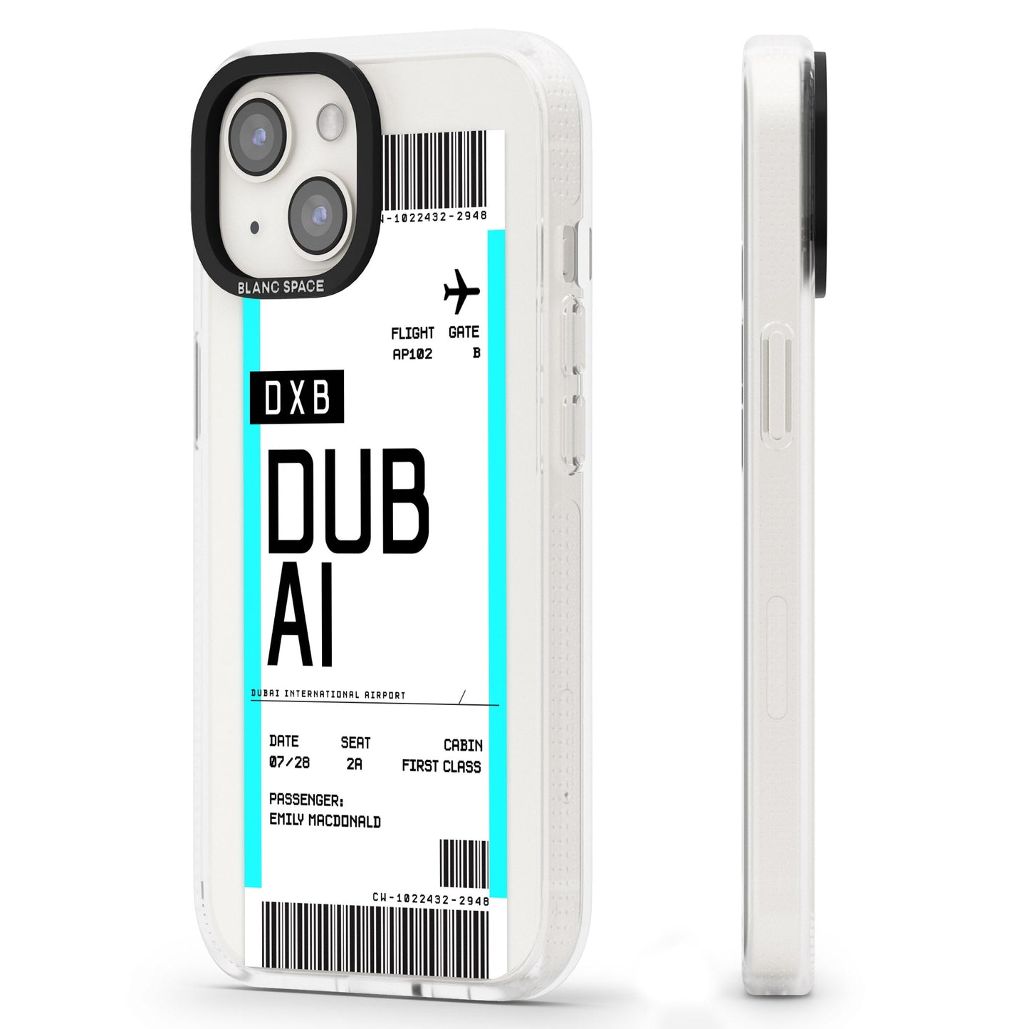 Personalised Dubai Boarding Pass