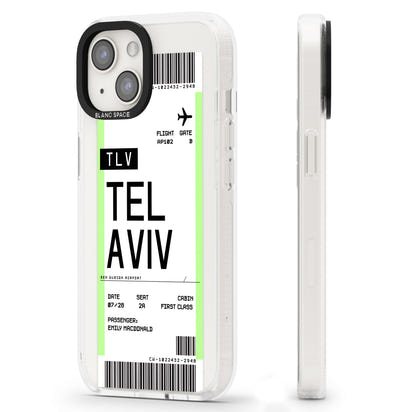 Personalisierte Bordkarte für Tel Aviv