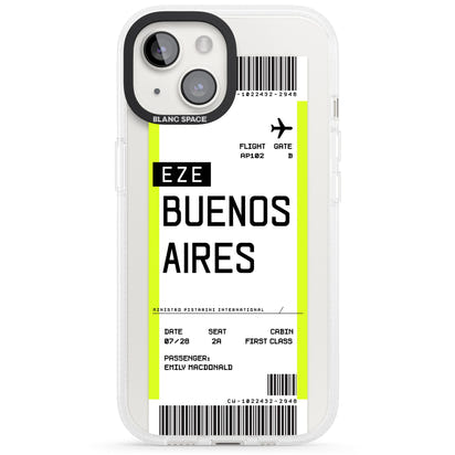 Personalised Buenos Aires Boarding Pass
