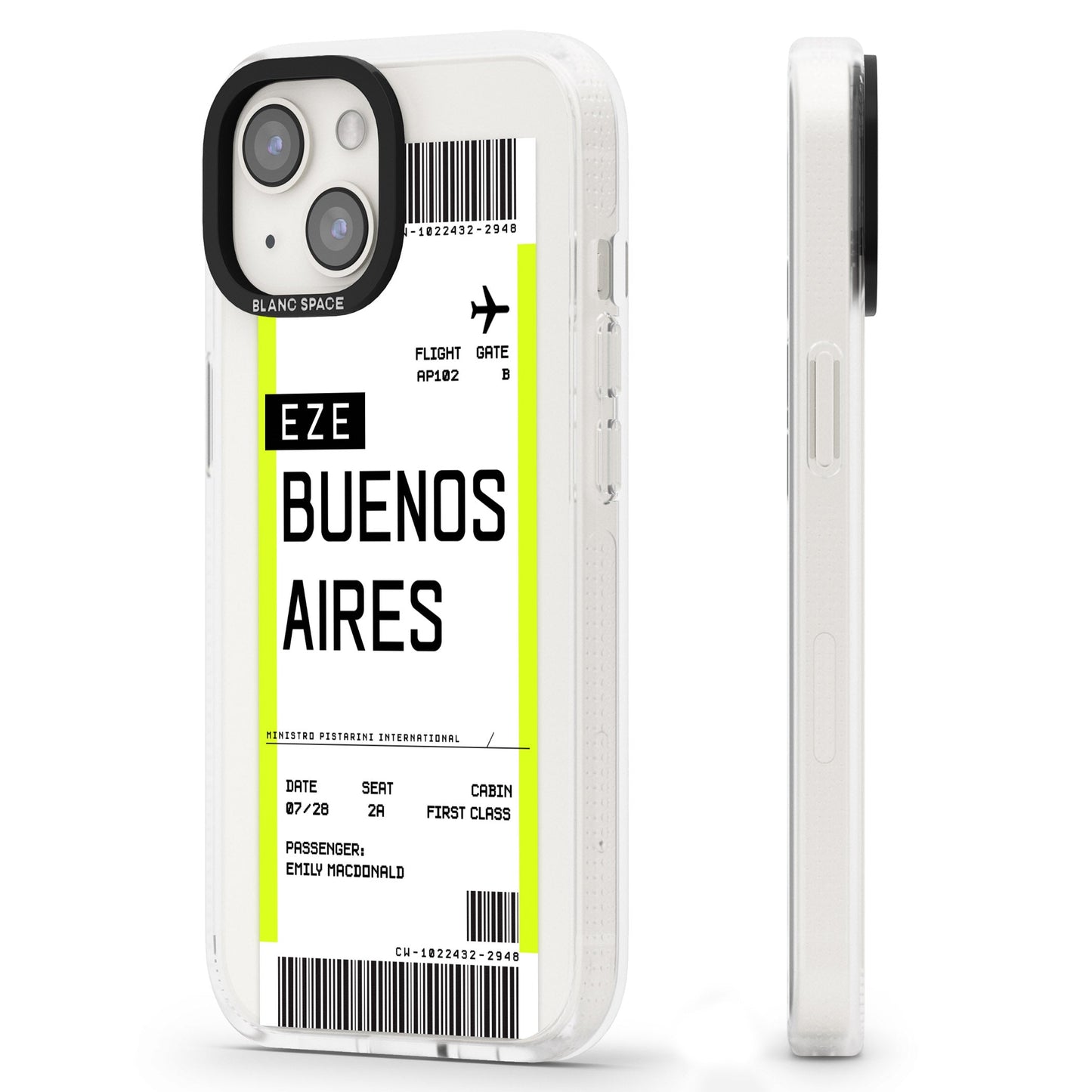 Personalised Buenos Aires Boarding Pass
