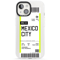 Carte d'embarquement personnalisée pour Mexico