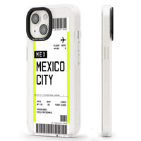 Carte d'embarquement personnalisée pour Mexico