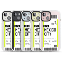 Carte d'embarquement personnalisée pour Mexico