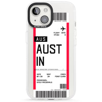 Personalised Austin Boarding Pass
