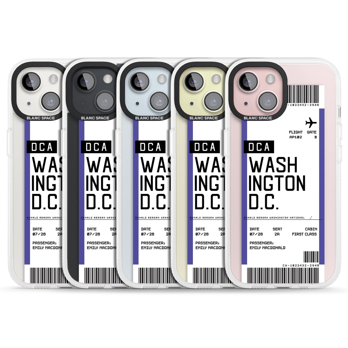 Personalised Washington D.C. Boarding Pass